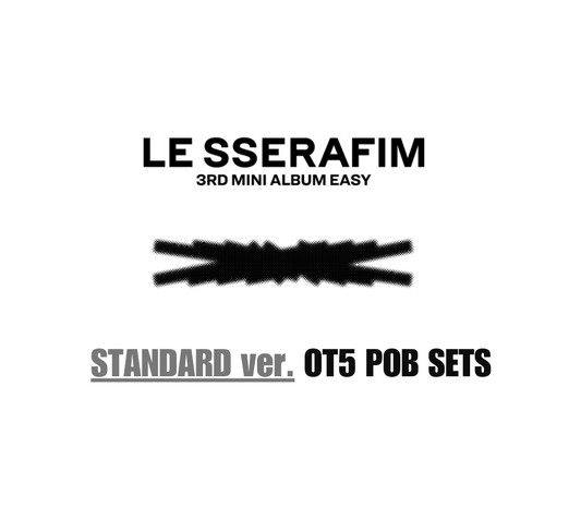 (LESSERAFIM) - 3RD MINI ALBUM EASY: OT5 POB ONLY SETS (STANDARD)