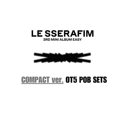 (LESSERAFIM) - 3RD MINI ALBUM EASY: OT5 POB ONLY SETS (COMPACT)