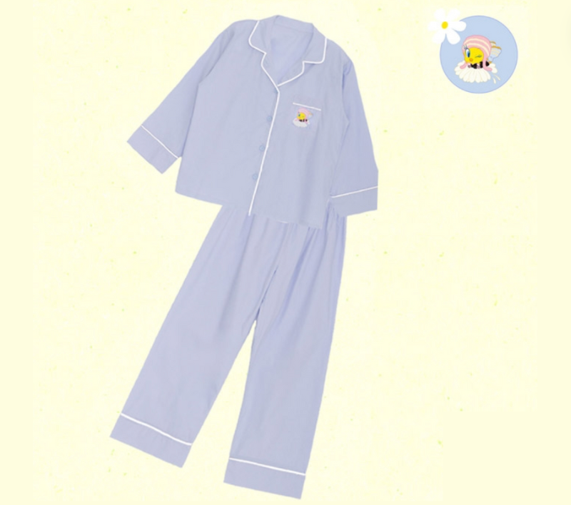 TWEETY x IU PAJAMAS SET - VER. 2 (BLUE)