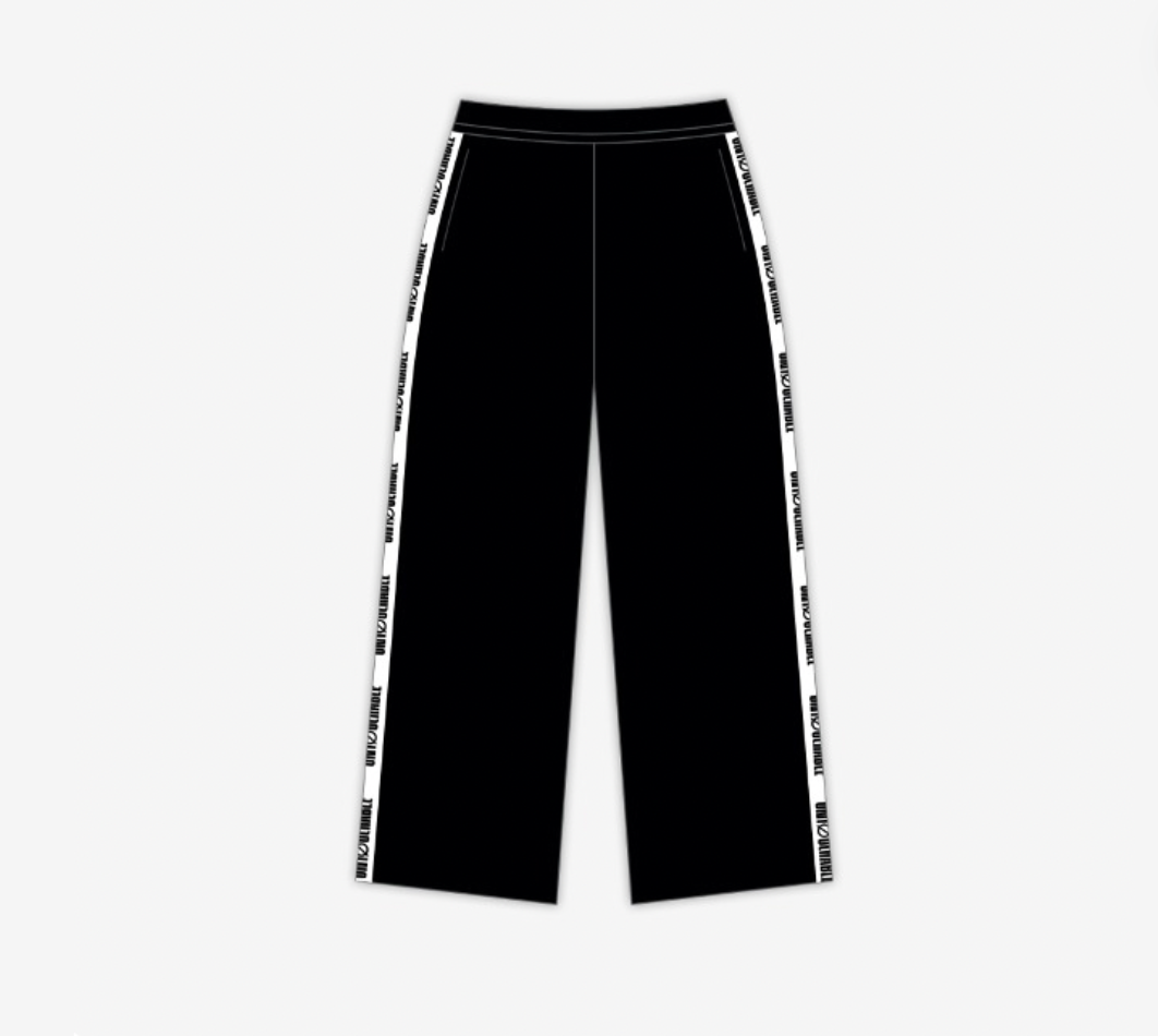 ITZY SWEAT PANTS BLACK - BORN TO BE