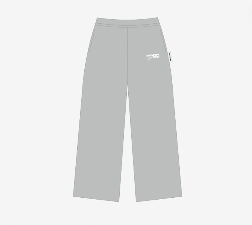 ITZY SWEAT PANTS GRAY - BORN TO BE